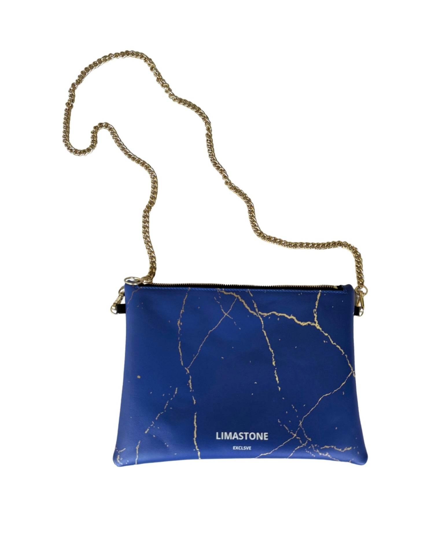 Crossbody Limastone Gold/Blue